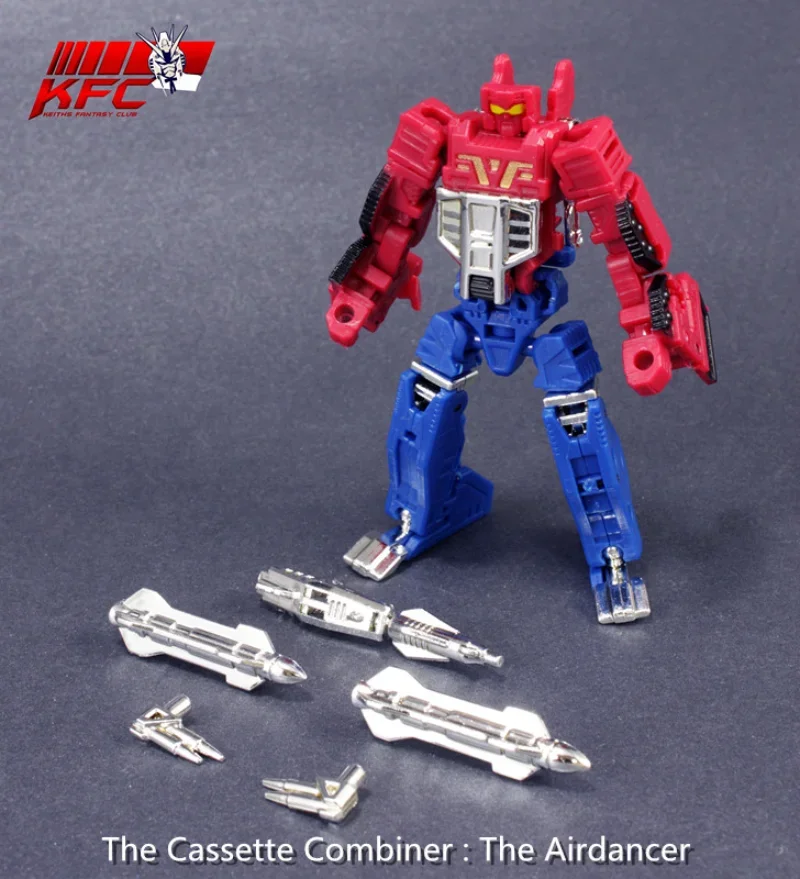 Kfc Toys Transformation Combination Tape Cst-05J Slamtank Cst-06J Jetdancer Action Figure