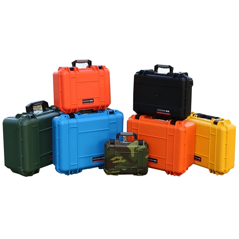 High Quality Plastic Tool Case Equipment Protection Box Portable Toolbox Shockproof Waterproof Storage With Pre Cut Foam 2