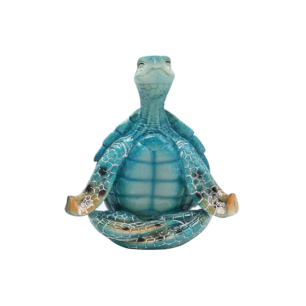 Turtle- Meditation Yoga Turtle Decor-Zen Yoga Turtle Figurine Per La Decorazione Spirituale Della Stanza Del Giardino (B)