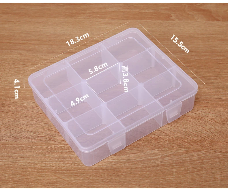 Storage Box Toys Organizer Practical Toolbox Plastic Container Box Tools Case Screw Sewing Component Jewelry PP Boxes 