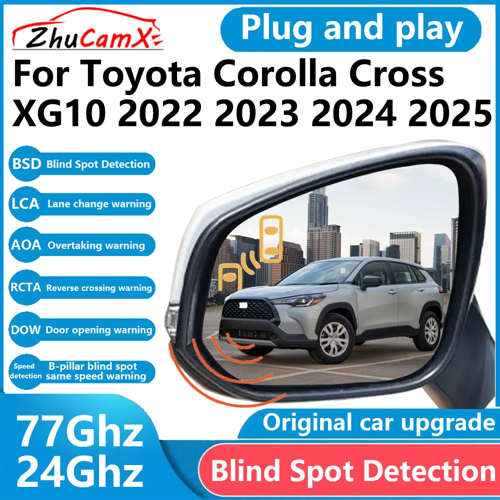 for Toyota Corolla Cross XG10 ~ BSD Blind Spot Detection Sensor Radar Driving Warning Assistance System Plug and Play