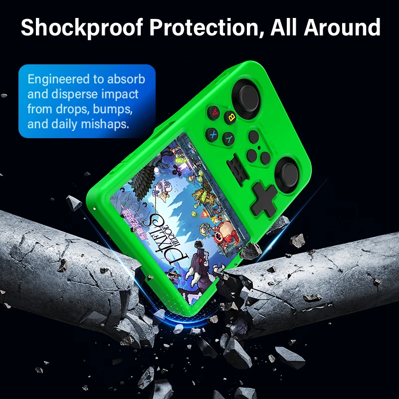 Silicone Protective Case for Handheld Game Console – Anti-Scratch Soft Shell Storage Box