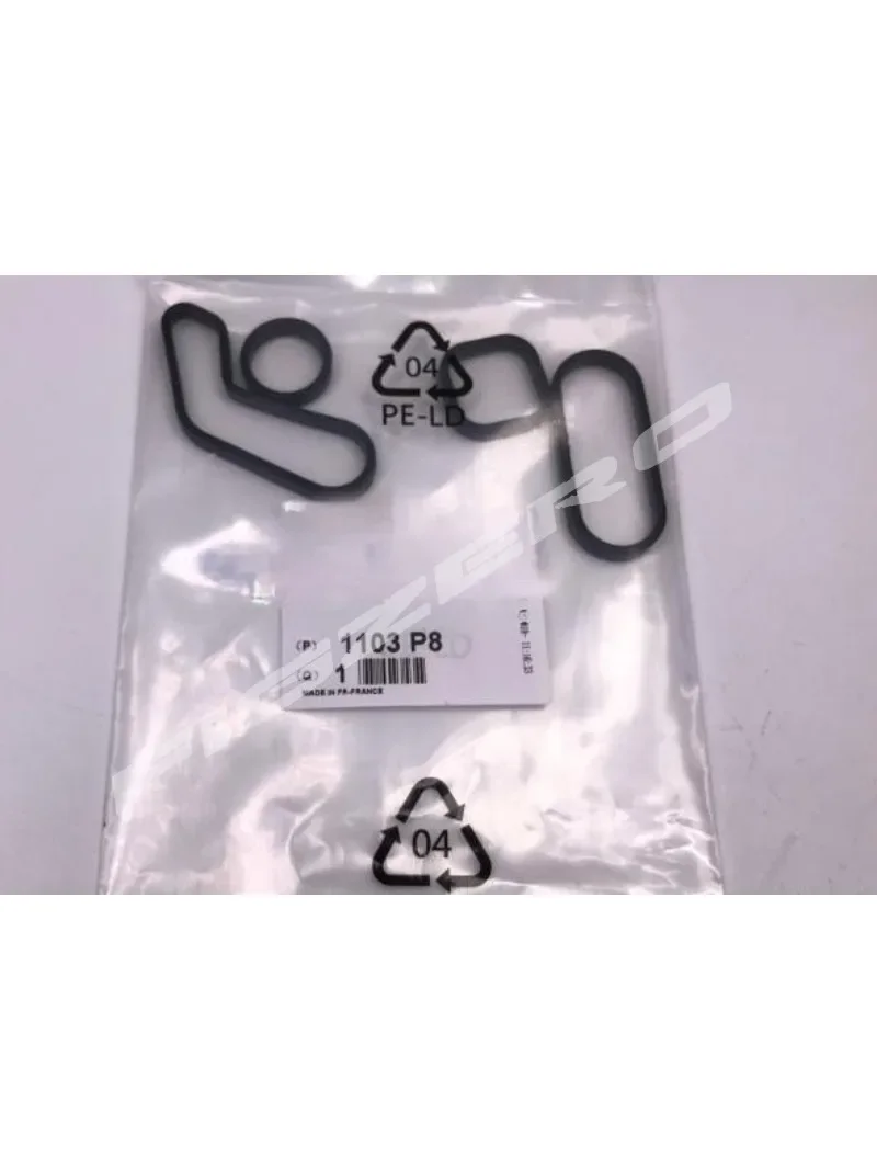 1103P8 France China Brand Oil Radiator Rubber Ring Oil Cooler Gasket Seal for Peugeot 3008 308 408 508 2008 308S 1.6T Figzero