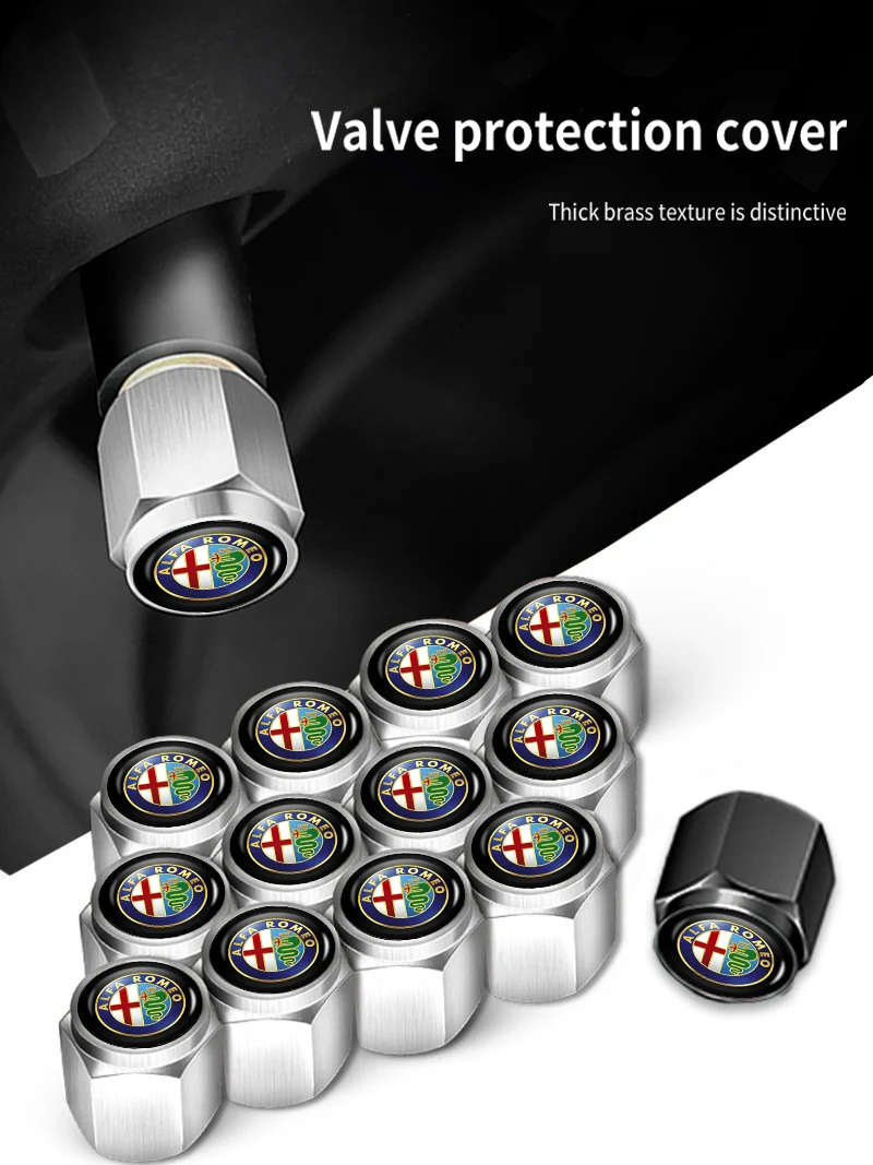 Alfa Romeo Ventieldopjes Set - Complete setverpakking