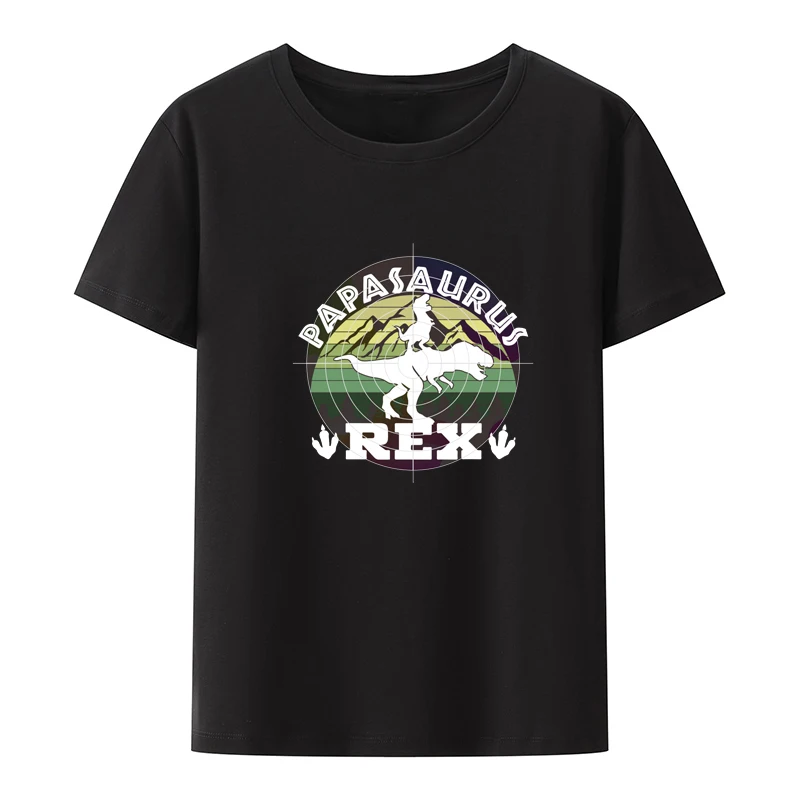 

Funny Dinosaur Cotton T-shirts Men T-shirt Roupas Masculinas Y2k Streetwear Creative Tshirt Short-sleev Koszulki Novelty Print