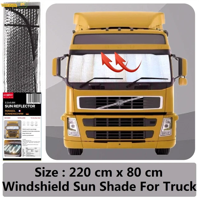 Auto Windschutz scheiben abdeckung dicke Windschutz scheibe faltbare  Sonnenschutz abdeckung vorne Anti-UV-Strahl block Sonnenschutz für LKW  220cm x 80cm - AliExpress