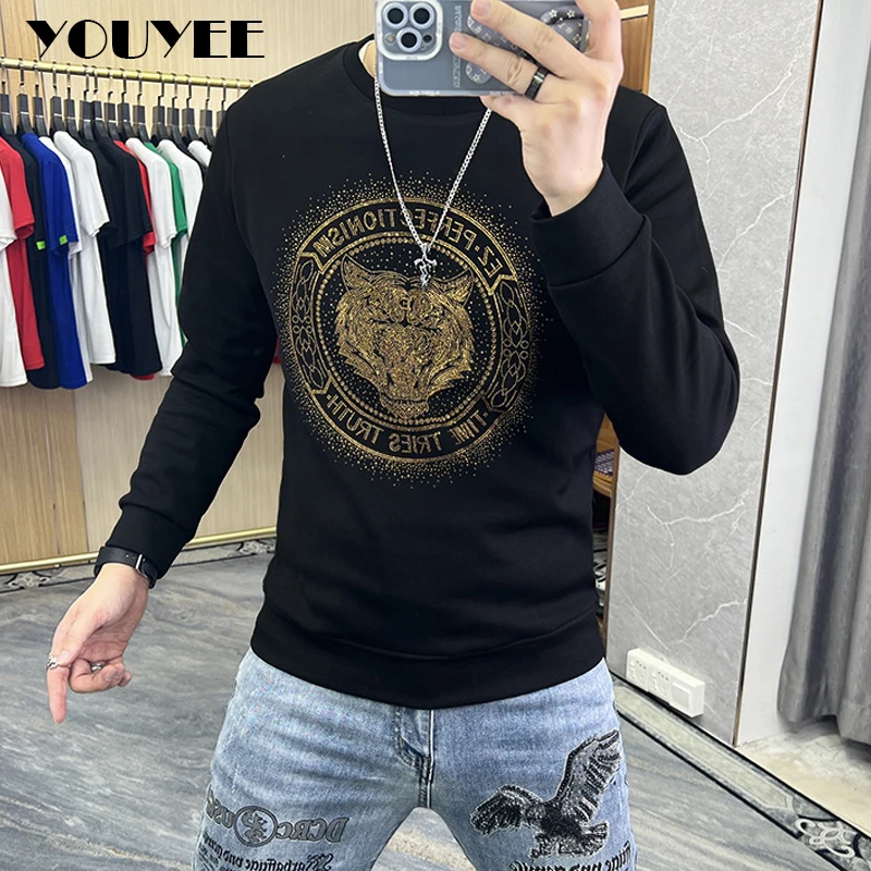 Brand Men's Sweatshirt | Diamond Sweatshirts | Men's Brand Sweater | Tiger  Sweatshirt - Hoodies u0026 Sweatshirts - Aliexpress