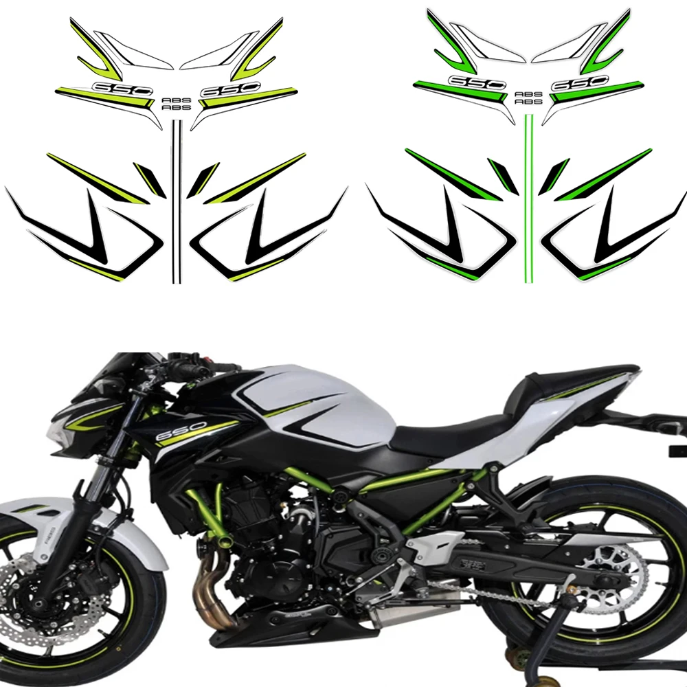 Per Kawasaki Z650 Er650 Z650 Er 650 Ninja Accessori Moto Adesivo Carenatura Kit Adesivo Per Auto Intero