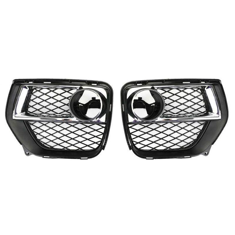 

2X Front Bumper Closed Grid Fog Light Grille For -BMW X6 2012-2014 51117312605,51117312606