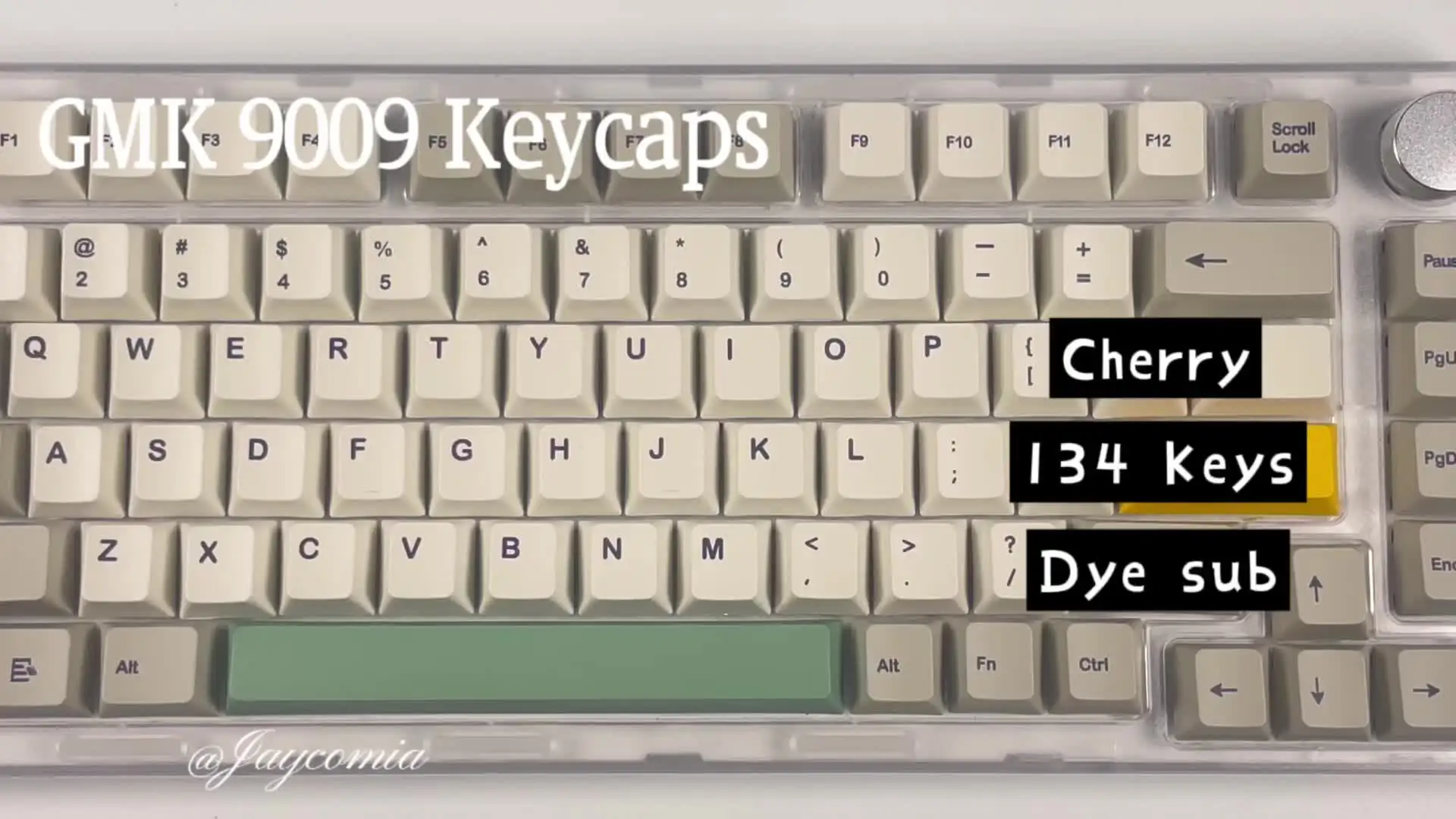 Gmk-キーボード用の昇華型印刷キーキャップ,9009キーボードキー