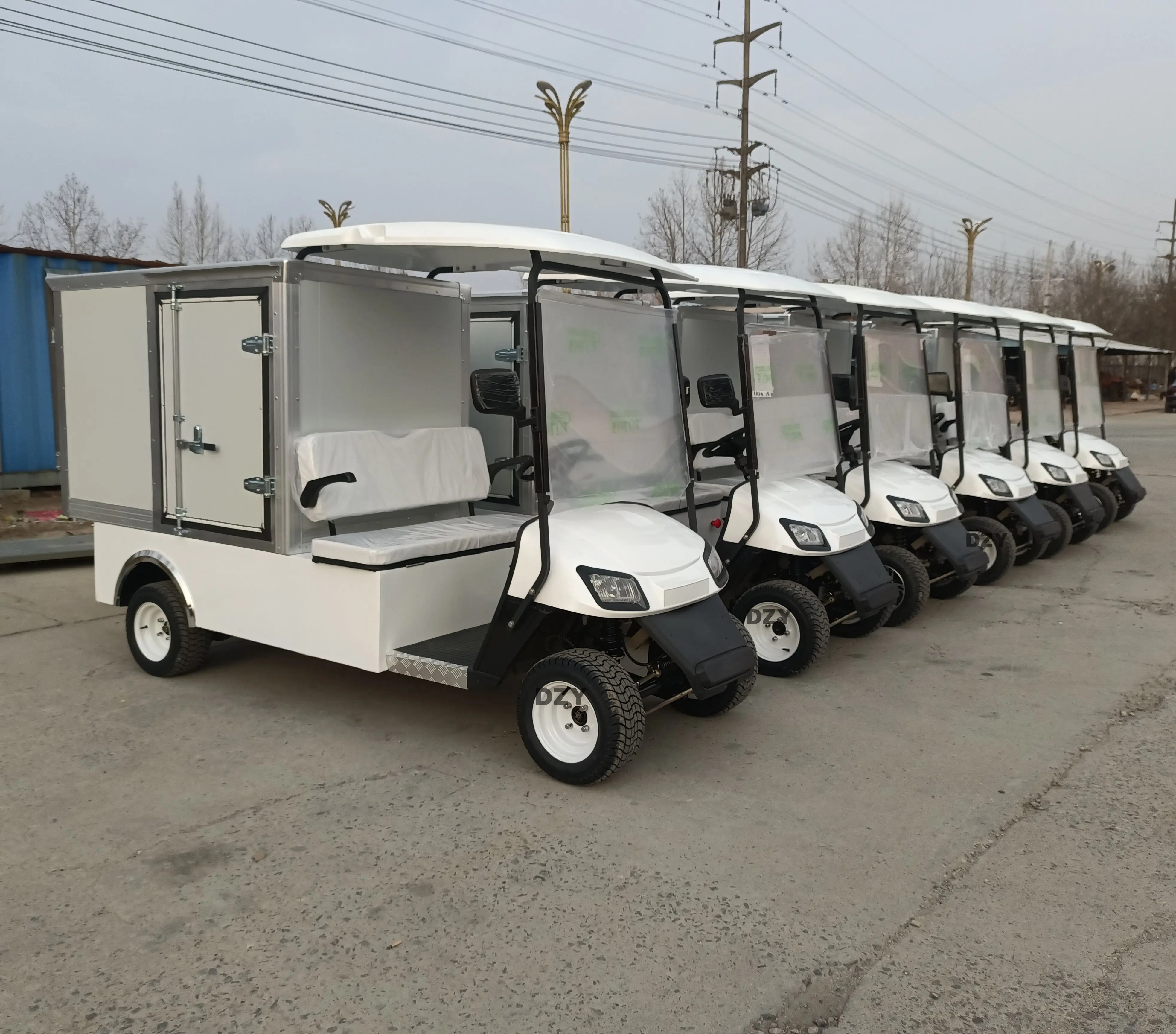 Trustworthy Supplier High-End Quality 6 Seats Golf Buggy Electric Vehicle Electric Hunting Golf Cart With Cargo