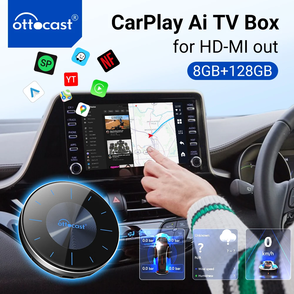 2024-CarPlay-Ai-Box-Car-Wireless-Android-Auto-Car-Play-TV-Video ...