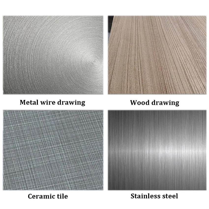1400W Electric Metal Wire Drawing Machine Portable Polishing Machine for Wooden Stainless Steel Polishing with Grinding 6