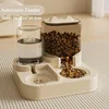 AAutomatic Cat Feeder & Water Fountain Set - Food Grade Plastic - for Cats & Dogs - Gravity Feed Design 3
