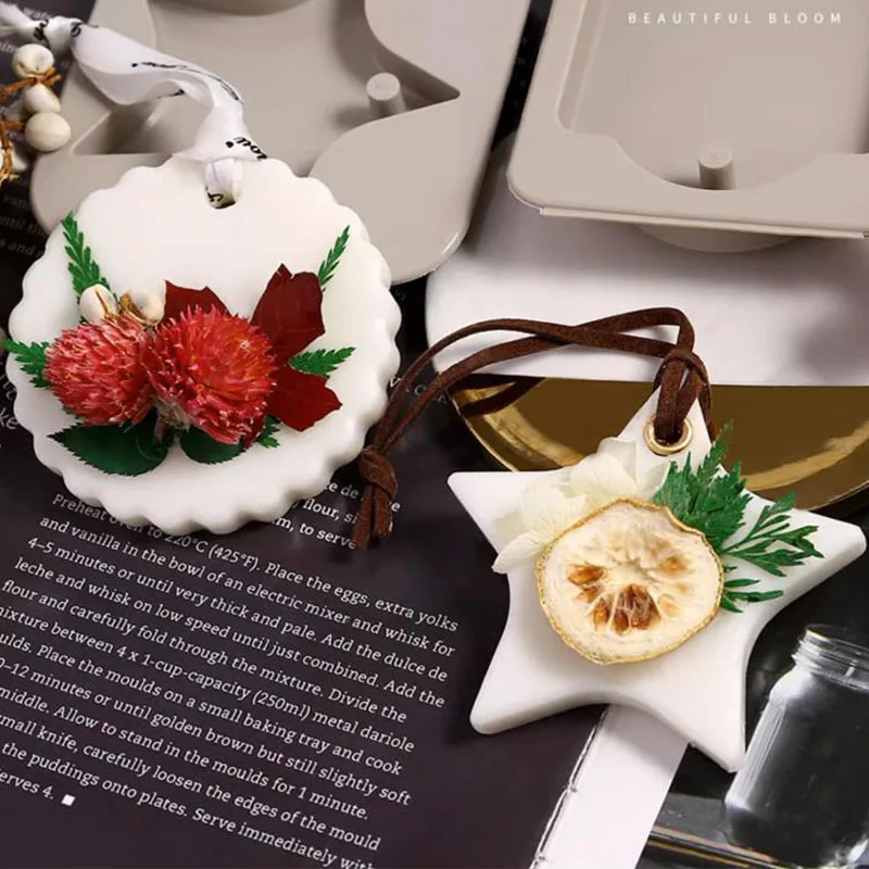 Aromatherapy Wax Tablet & Pendant Silicone Mold