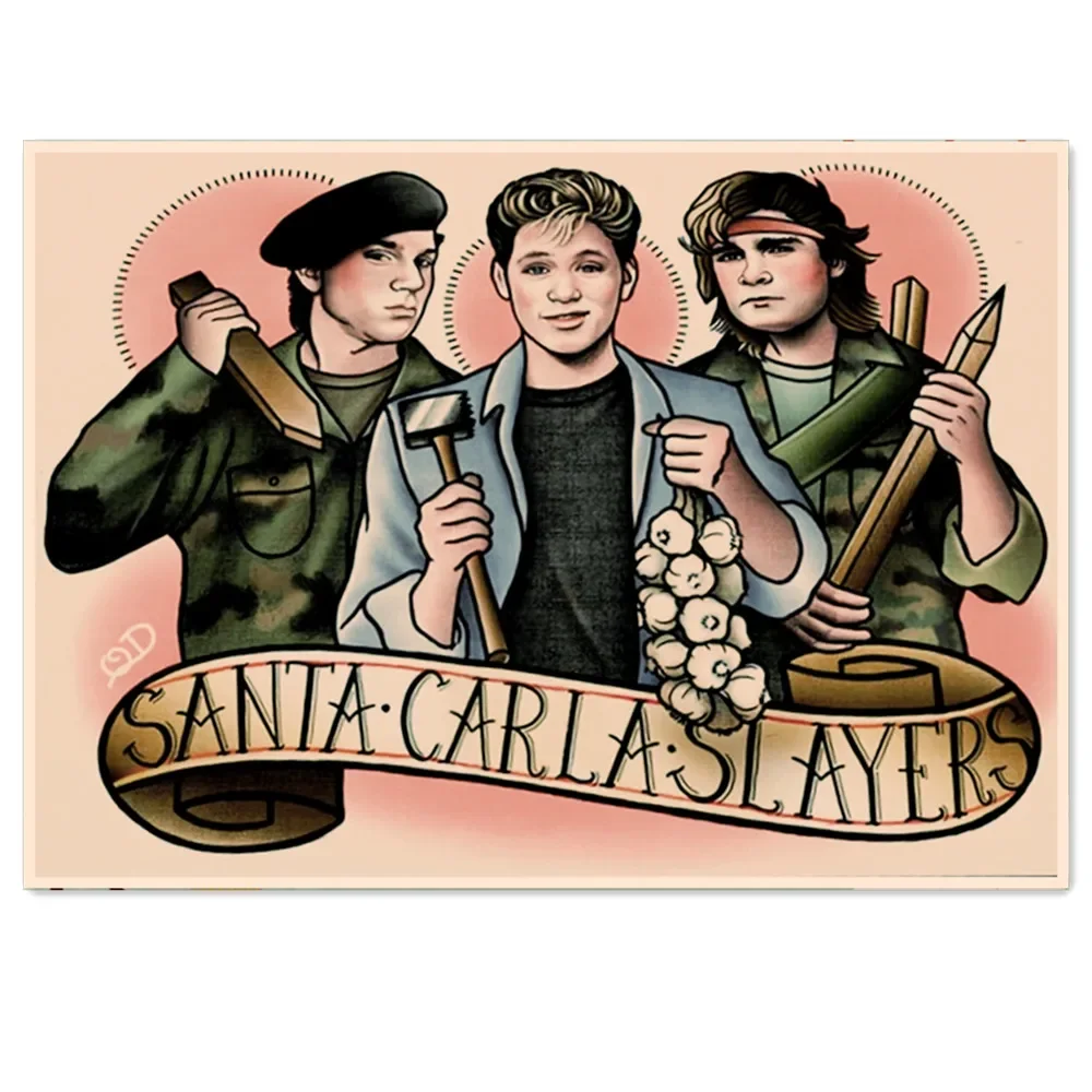 

Потерянные парни. Тату художественные картины винтажные ужасные фильмы плакаты и принты Настенная роспись спальня гостиная Декор роспись