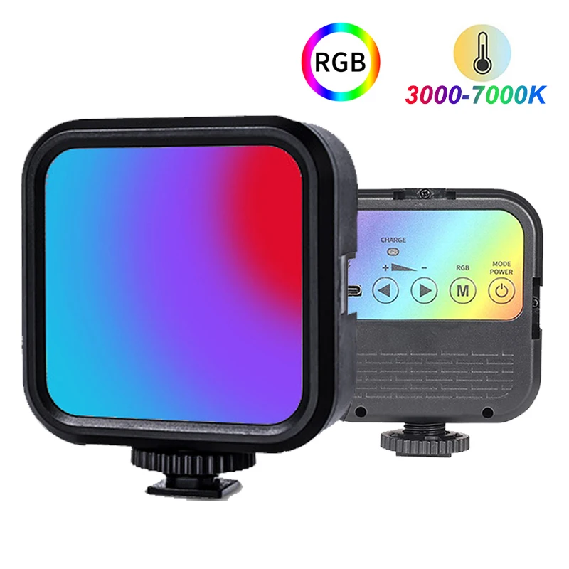 RGB Video Light LED Camera Light Portable Photography Lighting