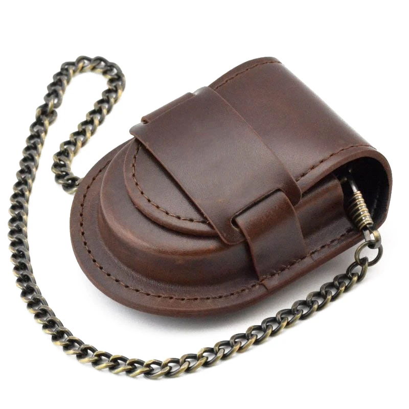 Watch Box Holder Storage Case Coin Purse Pouch Bag With Chain Male