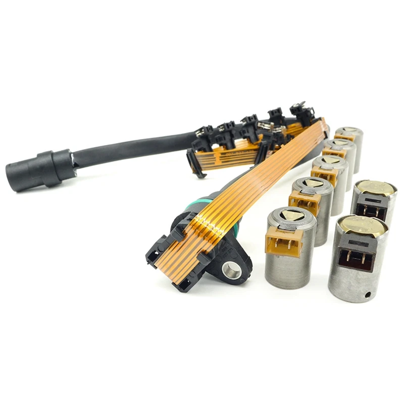 

01M 01M095 097927365D Transmission Solenoid Kit With Wiring Harness For VW Volkswagen Golf Jetta Passat Parts Component