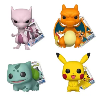 fonkoes Pokemon Anime Figure Toy Charizard Pikachu Decoration Ornaments Action  Figure for Children Birthday Christmas Gift Toy