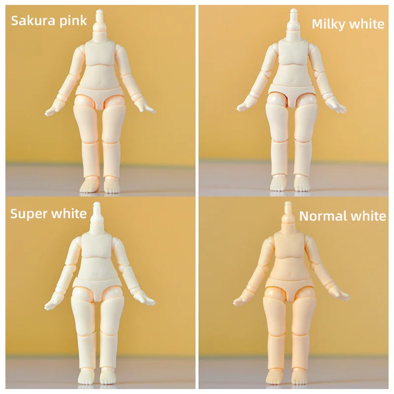 9.6cm 11CM Moveable Joints Doll toys YMY body suitable for GSC head ob11 1/12BJD doll body spherical joint doll toy hand set 2