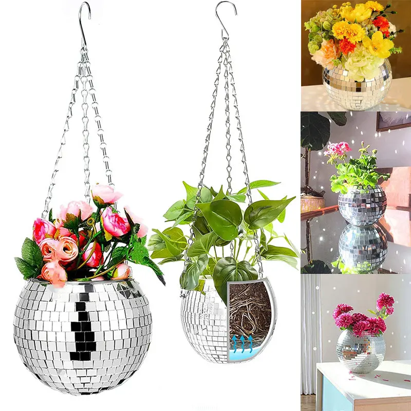 6 Colors Christmas Decor Flower Pot Planter