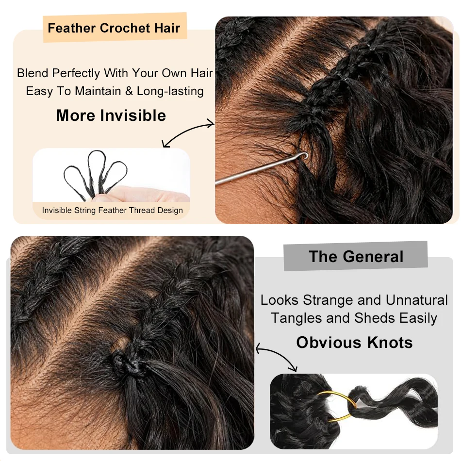 Extensioni per Capelli Invisibili Ricci Birmani 14-22 Pollici, 100% Capelli Umani, Senza Nodi, Pre-Separate, Leggere e Riutilizzabili - immagine 6