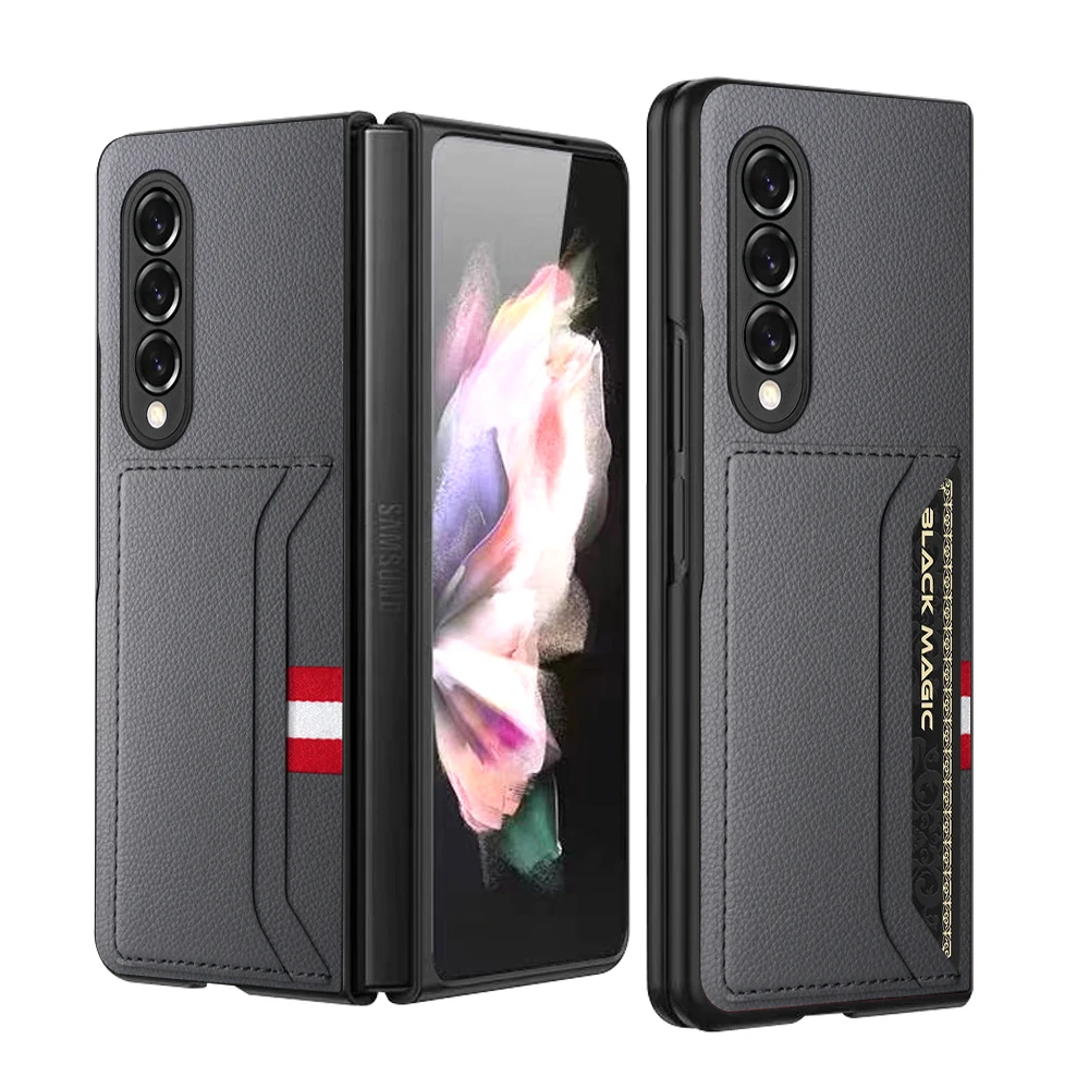 samsung silicone Sang Trọng Kính Cường Lực Dành Cho Samsung Galaxy Z Gấp 3 Ốp Lưng 5G Mạ Nhựa Khung Kính Cứng Dành Cho galaxy Z Fold3 kawaii phone case samsung Cases For Samsung