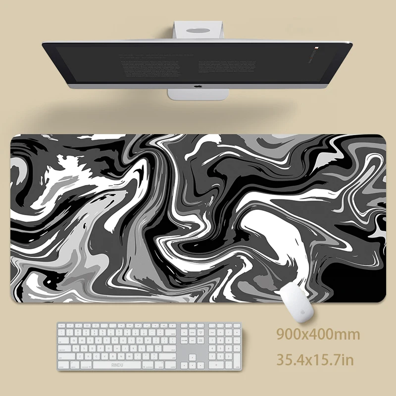 

Large Gaming Mousepads Strata Mouse Pad Computer Mousemats Mouse Mat 90x40cm Desk Pad For PC Keyboard Mat Table Pad 100x50cm