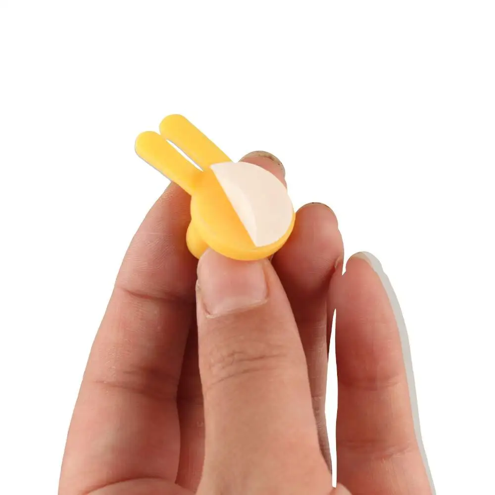 PVC Creative Thumb Cable Organizer Self-Adhesive Cord Holder Self-Adhesive Thumb Wire Holder Storage Ins