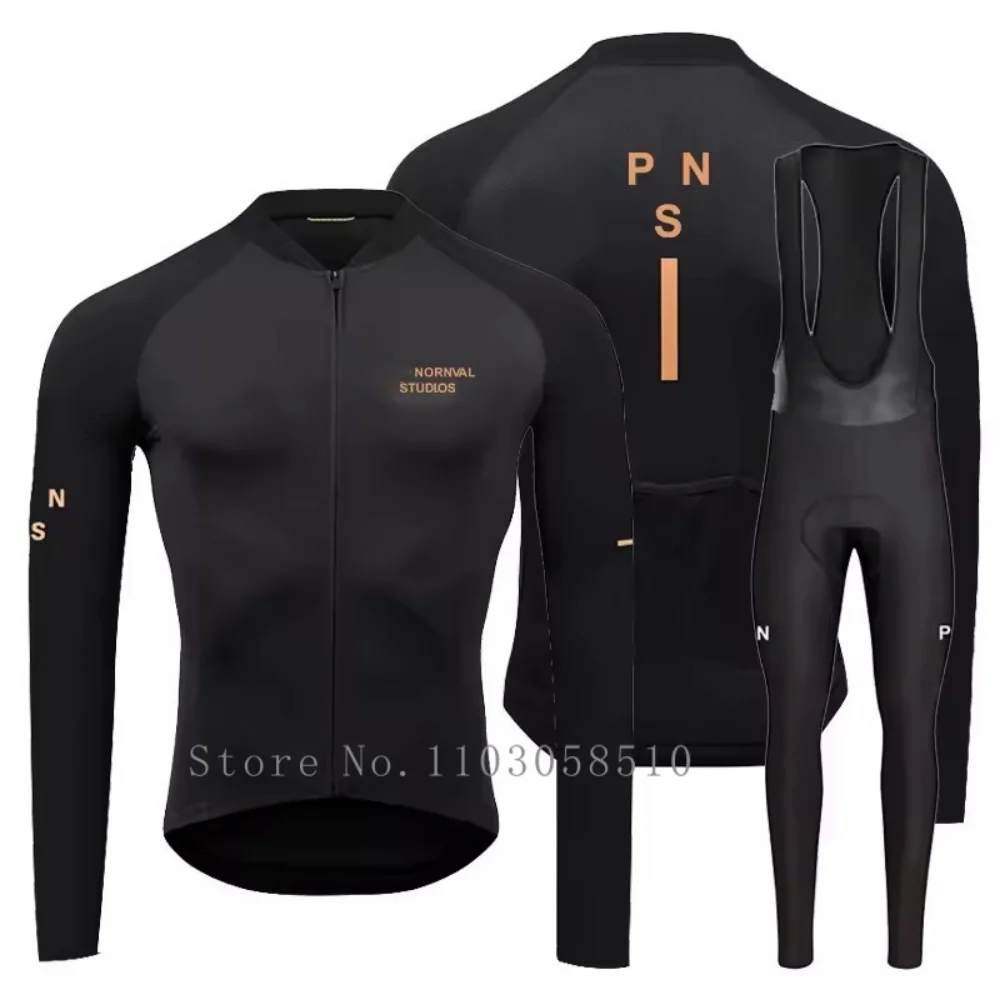 Men Autumn Cycling Jersey Set Spring Long Sleeve Clothing Ciclismo Bicycle Clothes Triathlon Profession Maillot Hombre