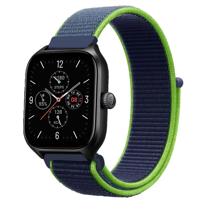 Nylon Loop Smartwatch Band - Adjustable Strap in 20mm/22mm Sizes