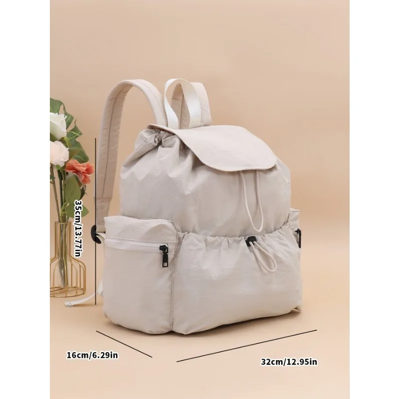 Fashionable Large Capacity Drawstring Backpack Casual Lightweight Men's Women's Can Backpack Washing Fabric Mochila Mujer сумка