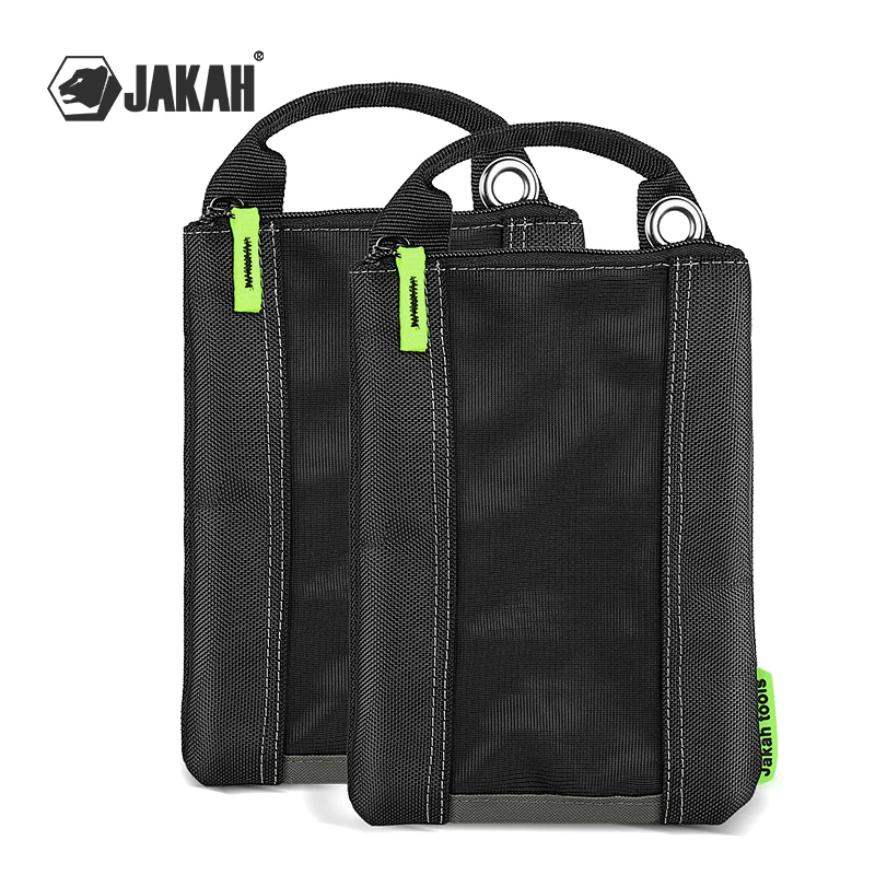 Jakah 2팩 패스너 가방 네일 파워 툴 가방 액세서리 서스펜션 타입 보관 가방..