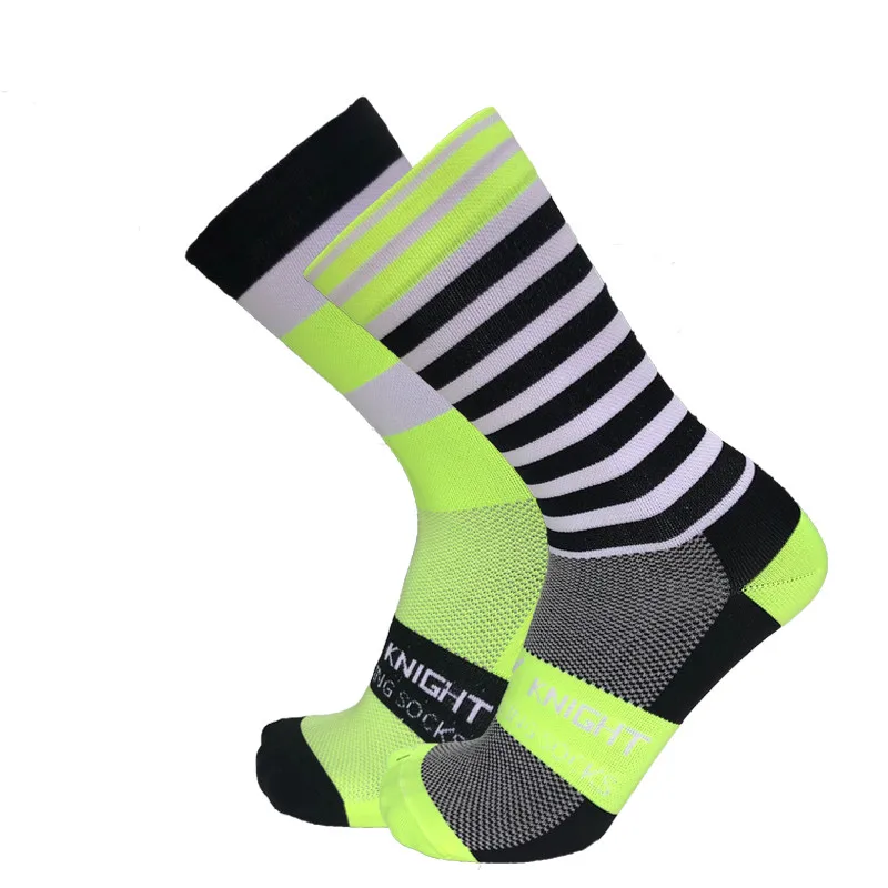 Cycling Socks Stripe Dot Professional Breathable Outdoor Racing Running