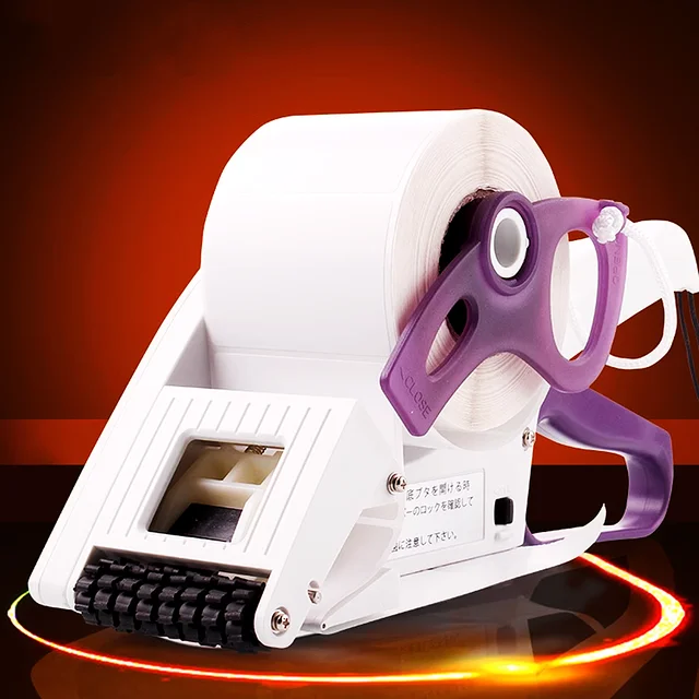 Handheld Manual Labeling Machine Price Label Bar Code Tag Sticker Dispenser Self-adhesive Marking Machine Warehouse Supermarket 6