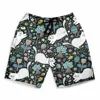 Men's Shorts Summer Shorts Casual Shorts Pocket Drawstring cute cat Breathable Soft Short Fashion Streetwear beach pants for boy 4