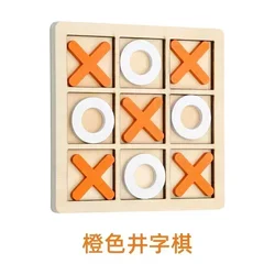 Ultimate Interactive Board Game Set: Foosball, Hockey, Catapult Chess & Fast Sling Puck Toy (Orange chess)