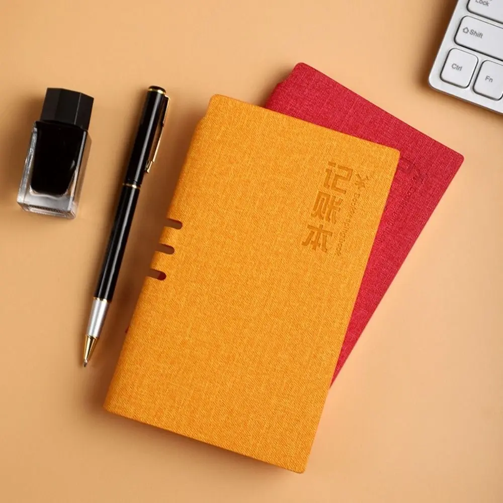 

Portable A6 Account Tracker Notebook Expense Ledger Book Finance Planner Account Notebook for Small Business Bookkeeping