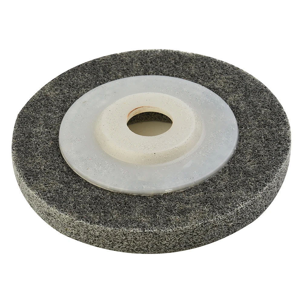 

Tool Buffing Wheel 4 Inch Dark Gray Abrasive Metal Nylon Fiber Polishing Buffing Wheel Disc Angle Grinder 1pcs