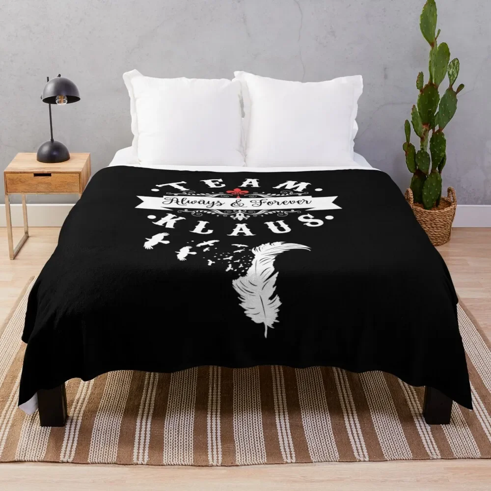 

Team Klaus. Throw Blanket Moving Flannel Fabric Giant Sofa Blankets