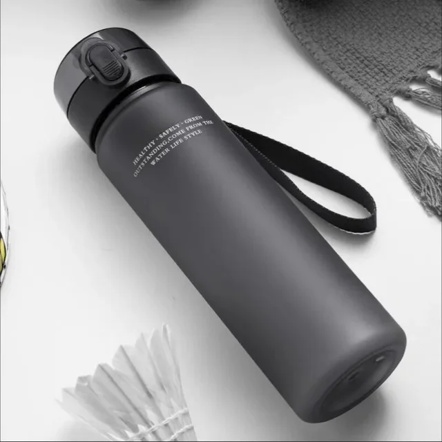 1PCS Portable BPA Free Leak Proof Sports&Fitness Frosted Water Bottle High Quality Children and Adults Casual Water Cup 2