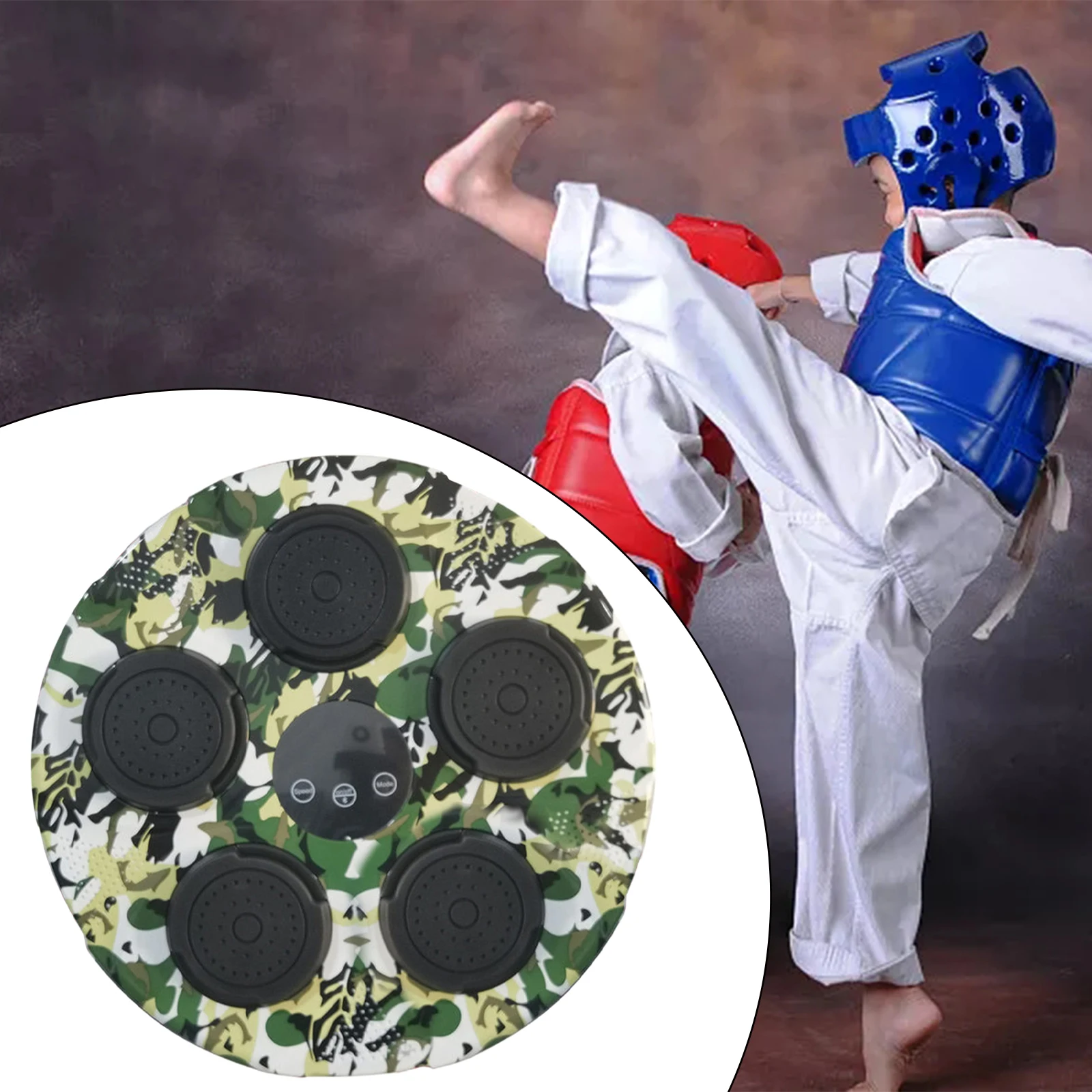 Smart Music Boxing Machine Electronic Bluetooth Punching Pad Sandbag Wall Training Equipments for Fitness Exercise Household