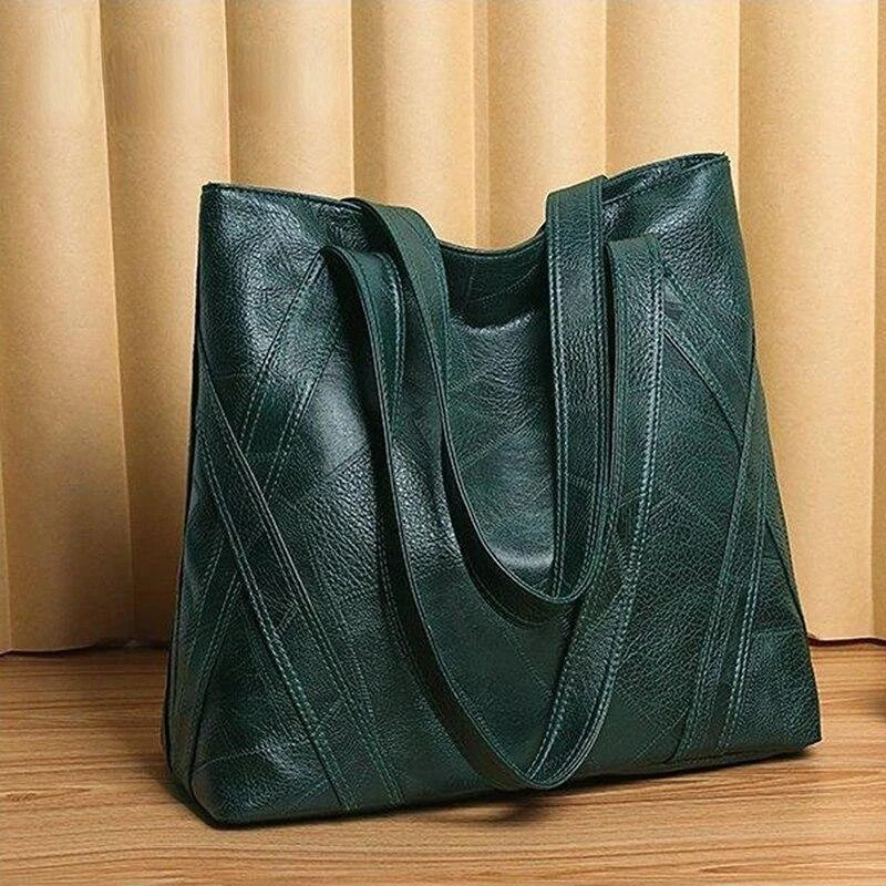 

Women Fashion Vintage Soft Pu Leather Handbag Female High Quality Luxury Shoulder Bag Ladies Casual Large Capacity Tote Bag 2023