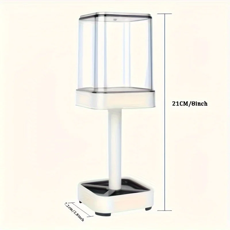 Toothbrush holder with a cup for rinsing toothbrush storage organizer 1pc