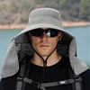 Sun Protection Bucket Hat Summer Outdoor Hunting Cycling Hiking Hats Camping Visor Caps Removable Fisherman Cap for Men Women 1