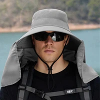 Sun Protection Bucket Hat Summer Outdoor Hunting Cycling Hiking Hats Camping Visor Caps Removable Fisherman Cap for Men Women 1