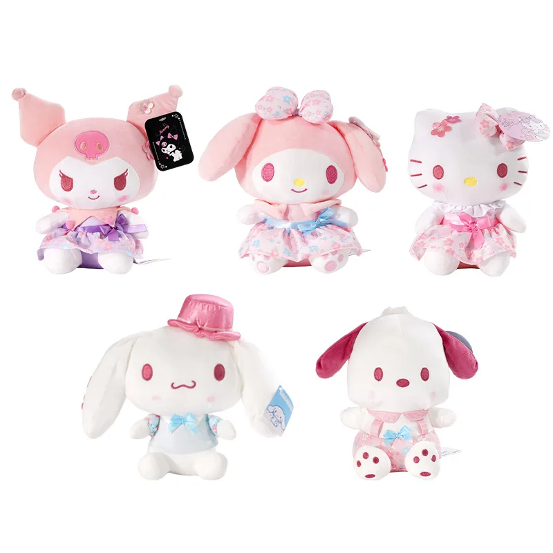 

MINISO Sanrio плюшевая игрушка Мелодия мультфильм периферические куклы украшение для дома гостиной Детские подушки для девочек праздничные подарки