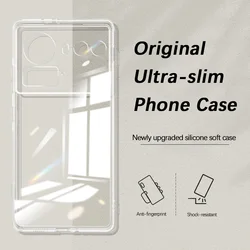 Custodia per telefono di lusso in cristallo trasparente - Cover posteriore in TPU slim antiurto