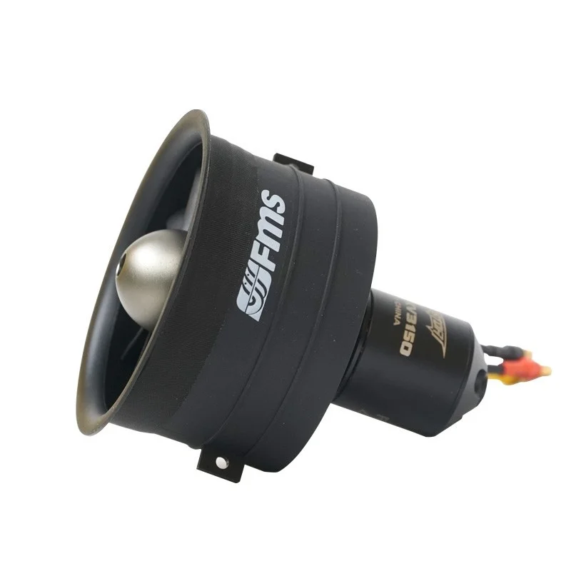 FMS 64mm 11-Blades Ducted Fan EDF with 2840 3900KV 3S 3840 3150KV 4S Brushless Motor for RC Airplane Ducted Fan Plane DIY Parts